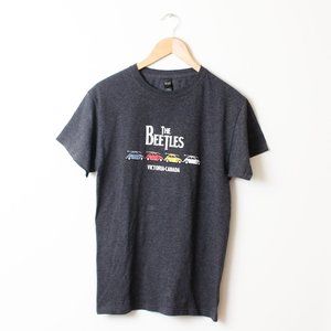 The Beetles Shirt Womens Small Gray Victoria Canada Beetle Bug Car Tee